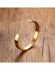 Vnox bezpłatne grawerowanie spersonalizowane para spinki do mankietów bransoletki dla kobiet mężczyzn bransoletka ze stali nierd