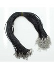 10 sztuk prawdziwe ręcznie robione skórzane regulowany pleciony liny naszyjniki i zawieszki charms ustalenia karabińczyk sznurek