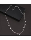 925 ze srebra wysokiej próby z cyrkonią tassel naszyjniki i wisiorki dla kobiet długi naszyjnik statement moda biżuteria srebrna