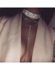 Nowa moda biżuteria kryształ kamień wiele warstw choker naszyjnik ładne party prezent dla kobiet dziewczyna N2063