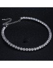 TREAZY dla nowożeńców moda kryształ kryształ górski Choker naszyjnik kobiety akcesoria ślubne srebrny łańcuch Chokers biżuteria 