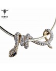 2019 naszyjniki wąż Choker naszyjniki dla kobiet Trendy styl naszyjnik wisiorki wysokiej jakości biżuteria naszyjnik biżuteria