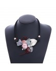 Dopasuj prawy kobiet naszyjnik oświadczenie naszyjniki i wisiorki kwiat i liści naszyjnik dla kobiet biżuteria SP253