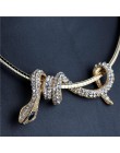 2019 naszyjniki wąż Choker naszyjniki dla kobiet Trendy styl naszyjnik wisiorki wysokiej jakości biżuteria naszyjnik biżuteria