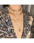 Moda urok ZA Maxi Chunky Collar Choker naszyjniki dla kobiet złoto srebro dziewczyny łańcuch biżuteria krótkie akcesoria Brincos