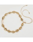 2019 Fashion Gold Cowrie Shell Choker Necklace for Women Girl Bohemian Seashell Beach Summer Jewelry Gift