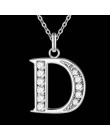List A-S darmowa wysyłka posrebrzane naszyjnik, pieczęć 925 moda biżuteria srebrna moda wisiorek/XYLQNNAG XYLQNNAG