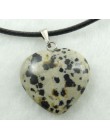 Kamień naturalny turkusy awenturyn Quartz kryształ tygrysie oko lapis serce wisiorki dla diy tworzenia biżuterii naszyjniki akce