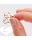 Spersonalizowane ręcznie wybite układania A-Z 26 litery początkowe małe serce pierścienie dla kobiet złoty kolor pierścionki biż