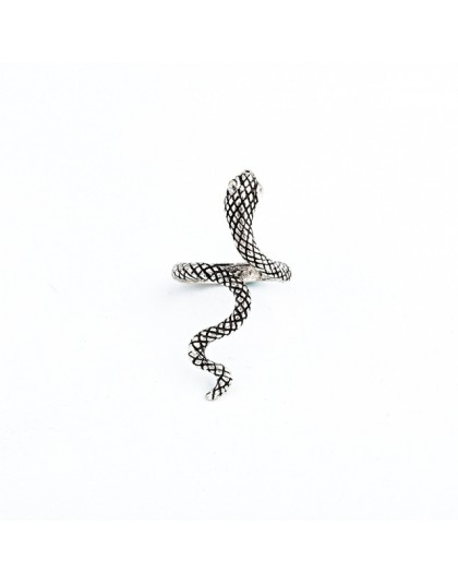 1 sztuk stereoskopowe nowy Retro Punk przesadzone wąż pierścień moda osobowość wąż otwarcie regulowany pierścień biżuteria jako 