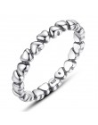 WOSTU gorąca sprzedaż 925 Sterling Silver 9 style do układania w stos Party Ring Finger dla kobiet oryginalna elegancka biżuteri
