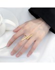 Timlee R001 darmowa wysyłka nowy kreatywny proste geometria otwarcie pierścienie, osobowość biżuteria hurtowych