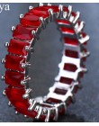 EMMAYA kolor srebrny unikalna konstrukcja pierścień cz betonowa austriacka cyrkon moda kobiety pierścień biżuteria