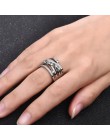 New Arrival srebrny różowe złoto cyrkon kamień pierścienie dla kobiet moda biżuteria pierścionek zaręczynowy ślub