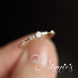 Nowa moda zwykłe kryształki marki pierścienie dla kobiet złoty/srebrny kolor kobiet pierścień Wedding Party biżuteria hurtowych