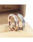Kobiet dziewczyny geometryczny pierścień 925 Sterling Silver wypełniony i różowe złoto pierścień obietnica obrączki ślubne dla k