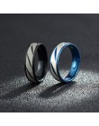 Titanium stalowa męska pierścień