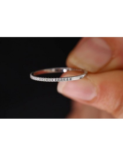 3 kolory biały złoty kobiety klasyczne Rings Prong ustawianie AAA Cubic cyrkon ślub zaręczyny 925 sterling srebrny pierścień biż