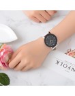 Moda 2019 Lvpai damski zegarek kwarcowy ze skórzanym paskiem analogowy zegarek na rękę walentynki prezent kryształ ze stali nier