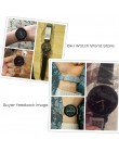 Moda 2019 Lvpai damski zegarek kwarcowy ze skórzanym paskiem analogowy zegarek na rękę walentynki prezent kryształ ze stali nier