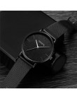 Top marka zegarki damskie luksusowy zegarek kwarcowy Casual kobiety siatka ze stali nierdzewnej pasek zegarek z ultra cienką tar