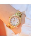 2019 panie zegarki sukienka złoty zegarek kobiety kryształowy diament zegarki ze stali nierdzewnej srebrny zegar kobiety Montre 