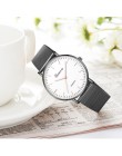 Moda na co dzień zegarki kobiety mężczyźni genewa kobiet klasyczny zegarek kwarcowy nadgarstek ze stali nierdzewnej zegarek bran