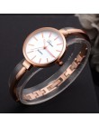 Lvpai złota róża kobiety bransoletki z zegarkiem moda luksusowe zegarki kwarcowe marki panie na co dzień strój sportowy zegarek 