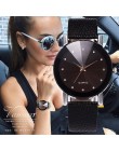 Vansvar kobiety oglądać luksusowe marki na co dzień proste zegar kwarcowy dla kobiet skórzany pasek zegarek na rękę Reloj Mujer 