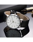 Prosty styl białe skórzane zegarki kobiety moda zegarek minimalistyczny panie Casual Wrist Watch kobieta zegar kwarcowy Reloj Mu