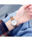 Wykwintne małe kobiety ubierają zegarki Retro skórzane kobieta zegar Top marka moda damska Mini projekt bransoletka zegarki na r