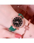 Dropshipping zegarki damskie moda Starry Sky kwarcowe zegarki na rękę panie luksusowe złoty na rękę zegarki Top relogio feminino