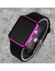 Relogio feminino kobiety LED cyfrowe zegarki sportowe Unisex mężczyźni na co dzień silikonowa na nadgarstek zegarki zegar reloj 