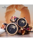 BOBO ptak zegarek kwarcowy mężczyźni reloj mujer Elk grawerowanie drewniane kobiety zegarki w polu drewna relogio masculino świe