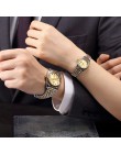 Zegarek dla pary 2019 męskie zegarki Top marka luksusowy zegarek kwarcowy kobiety zegar panie sukienka zegarek kwarcowy moda na 