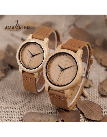 BOBO ptak zegarek kobiety relogio masculino zegarki kwarcowe mężczyźni drewno bambusowe para zegarki na rękę idealne prezenty pr