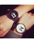 Moda zegarki dla par 13 14 popularne Casual kobiety mężczyźni zegarek kwarcowy kochanka zegar na prezent chłopcy dziewczyny zega