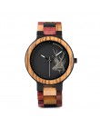 BOBO ptak zegarek kwarcowy mężczyźni reloj mujer Elk grawerowanie drewniane kobiety zegarki w polu drewna relogio masculino świe
