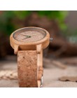 BOBO ptak zegarki bambusa para zegary analogowe wyświetlacz materiał bambusowy ręcznie zegarki drewniany zegarek mężczyzn wykona