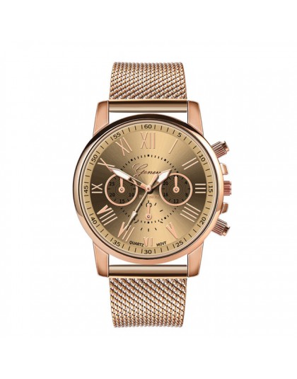 Luksusowy zegarek kwarcowy dla kobiet, kobiet mężczyzn miłośników para mujer zegarek Milanese tarcza ze stali nierdzewnej zespół
