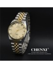 CHENXI Top marka miłośników pary zegarek kwarcowy mężczyźni kobiety Valentine zegar na prezent zegarki damskie zegarki 30m zegar