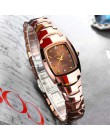 2018 luksusowych marek kochanka zegarek Pair wodoodporna wolframu stali mężczyźni kobiety pary kochanków zegarki zestaw na rękę 