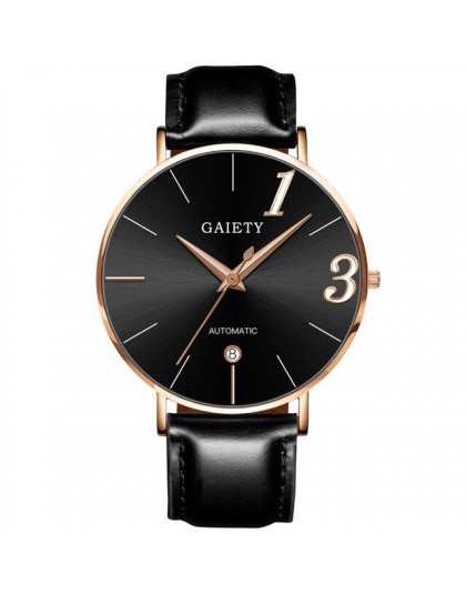 Zegarki dla par kochanka dla upamiętnienia zegar na prezent moda Unisex zegarek skórzany pasek linii analogowy zegarek kwarcowy 
