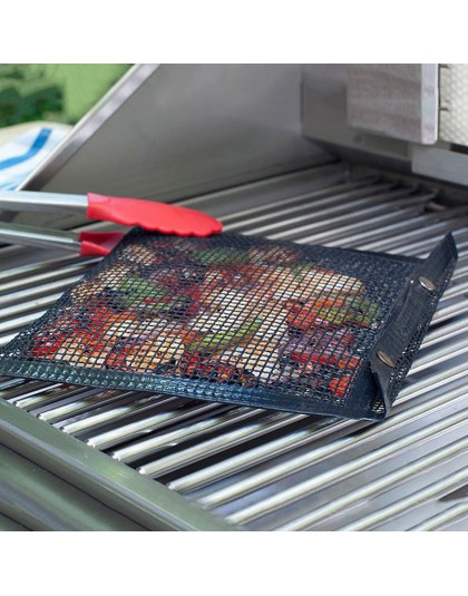 Nowy gorący trzymać siatki grillowania torba na zewnątrz piknik narzędzie Bolsa De Barbacoa nadaje się do wielokrotnego użytku i