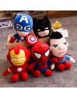 1 sztuk 30cm miękkie nadziewane Super bohater kapitan ameryka Iron Man Spiderman pluszowe zabawki Avengers Movie lalki dla dziec