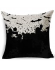 Jakości poduszka dekoracyjna bawełniana pościel rzuć pillow czarny streszczenie sztuki drukowane wygodne siedzisko na poduszkę p