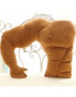 VOZRO oryginalność Cartoon ramię mięśni mężczyzna poduszki chłopaka snu szyi podróży ciała poduszka pod kolana prezent Cuscini u