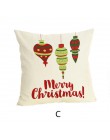 Ouneed 2018 poszewka na poduszkę geometryczny Case 45*45 Happy Christmas poszewki na poduszki pościel poduszka dekoracyjna przyp