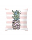 Cartoon owoce tropikalne poduszka poszewka na poduszkę okładka kokosowe truskawka cytryna arbuz poduszka pokrywa krzesło domu de
