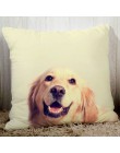 Piękne psy poduszki dekoracyjne do domu 45x45cm jakości poliester brzoskwinia z włókna pościel poszewka na poduszkę śliczne buld